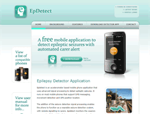Tablet Screenshot of epdetect.com